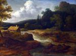欧洲12-19世纪油画五_EVERDINGEN, Allaert van - A Saw-mill by a Torrent